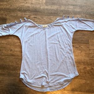 Powder blue top